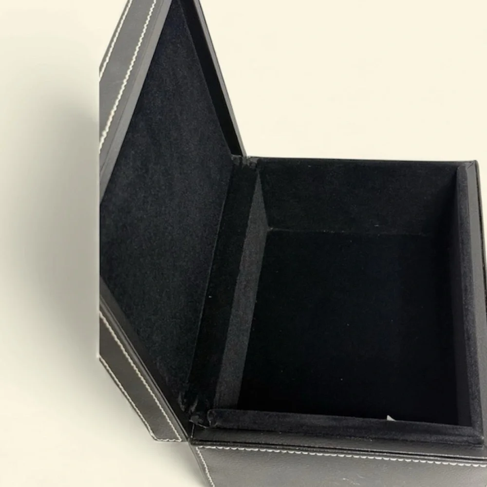 Mercedes-Benz Black Gentleman’s Leather Box-Home Accessories Men